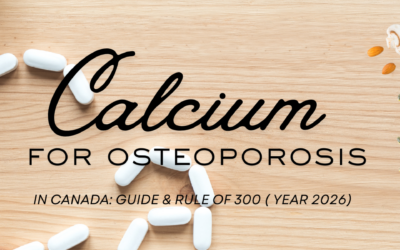 Calcium for Osteoporosis in Canada: Guide & Rule of 300 (2026)